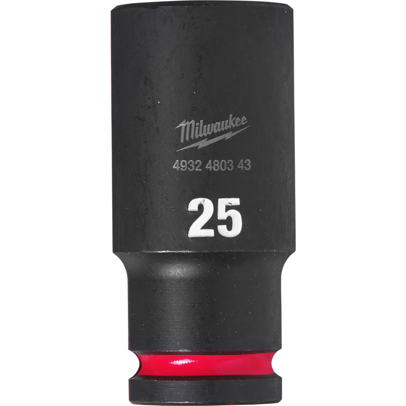 Milwaukee slagdop Shockwave 1/2 lang 25mm*