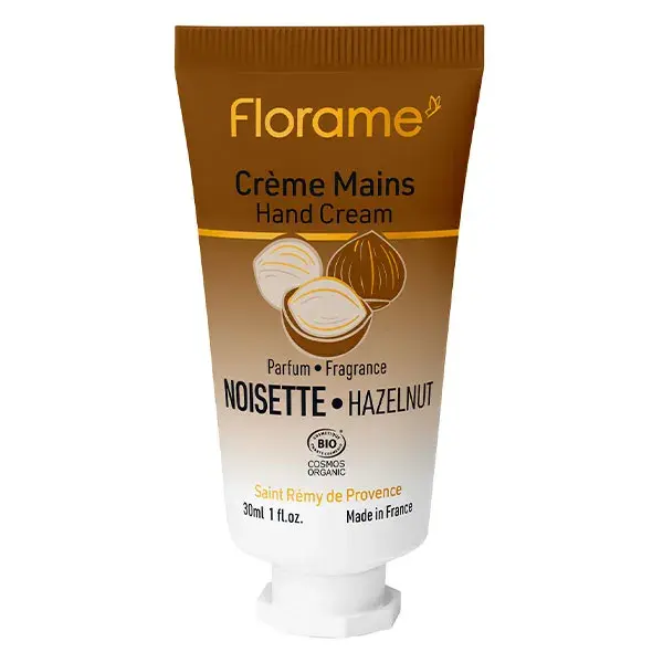 Creme para as mãos Florame com aroma de avelã 30ml