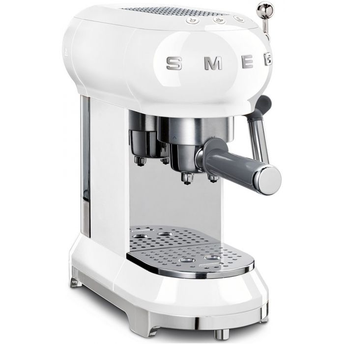 SMEG Siebträger 50`Retro Style ECF01WHEU Weiß