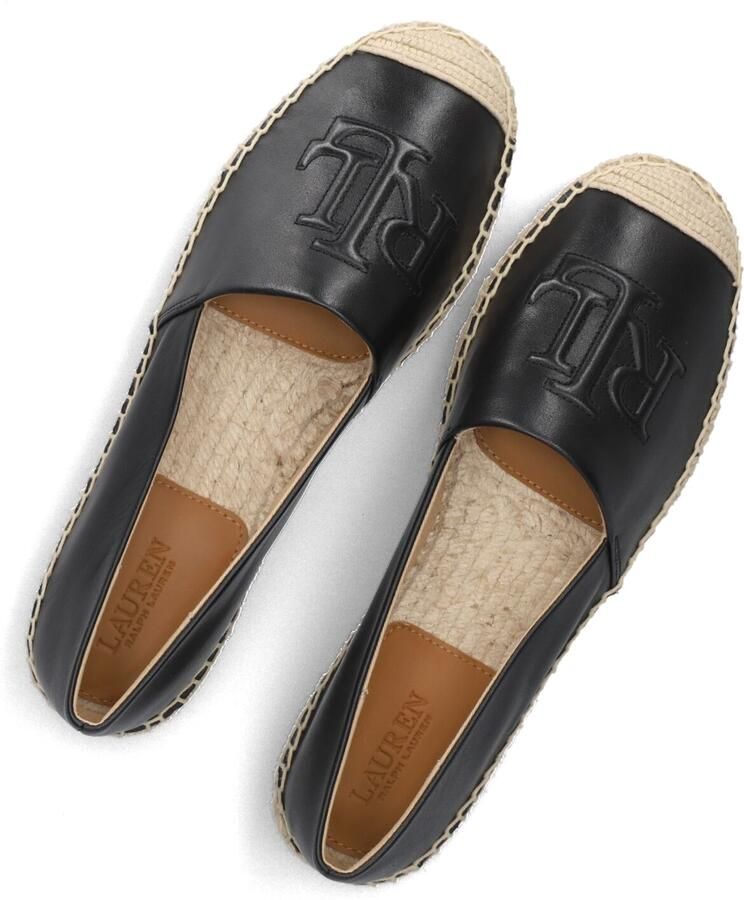 LAUREN RALPH LAUREN Espadrilles Dames Cameryn Lg 2 Maat: 39 Materiaal: Leer Kleur: Zwart