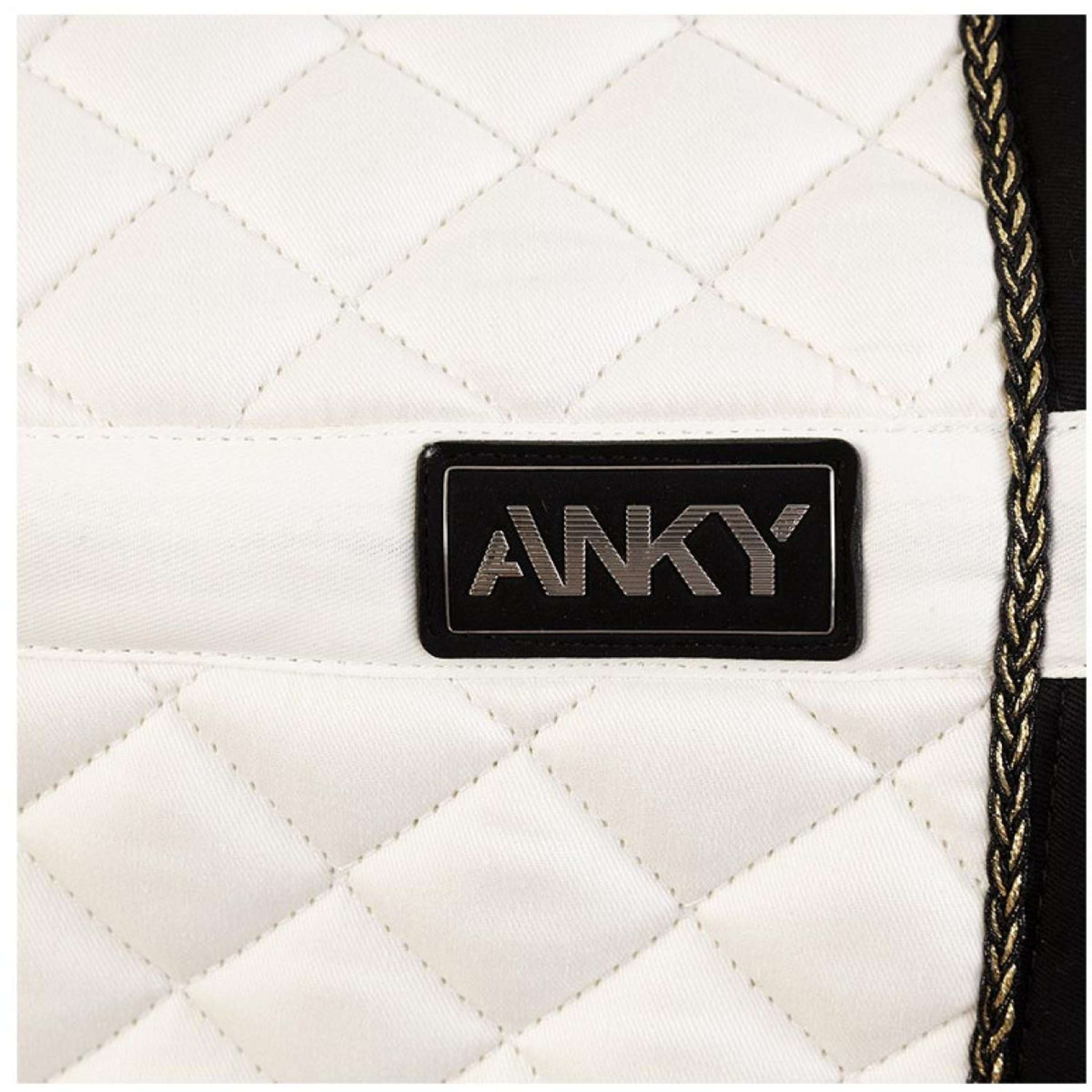 ANKY Zadeldekje Presence XB25005 Dressuur Wit/Zwart