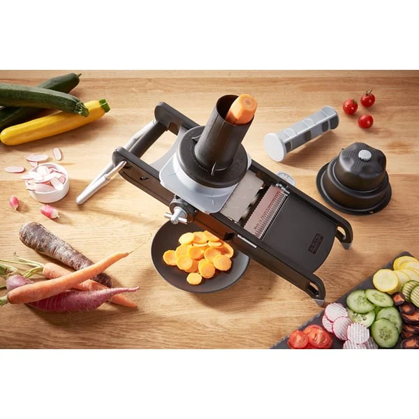 Lot mandoline swing Plus noir et accessoire rondelle Gravity De Buyer