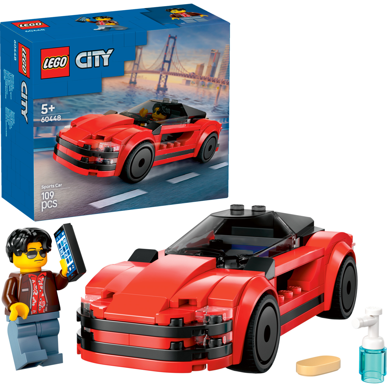 LEGO City Roter Sportwagen 60448