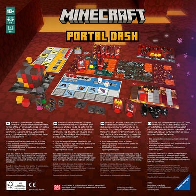 Ravensburger Minecraft Portal Dash Brettspill