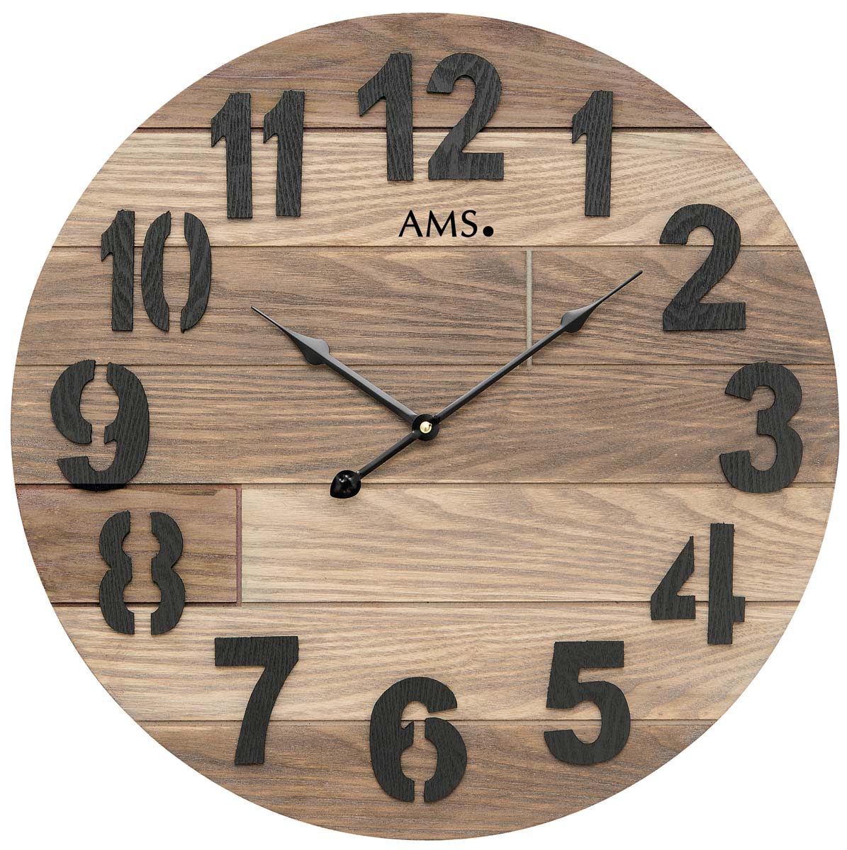AMS 9569 Moderne wandklok, kastdiameter 50 cm