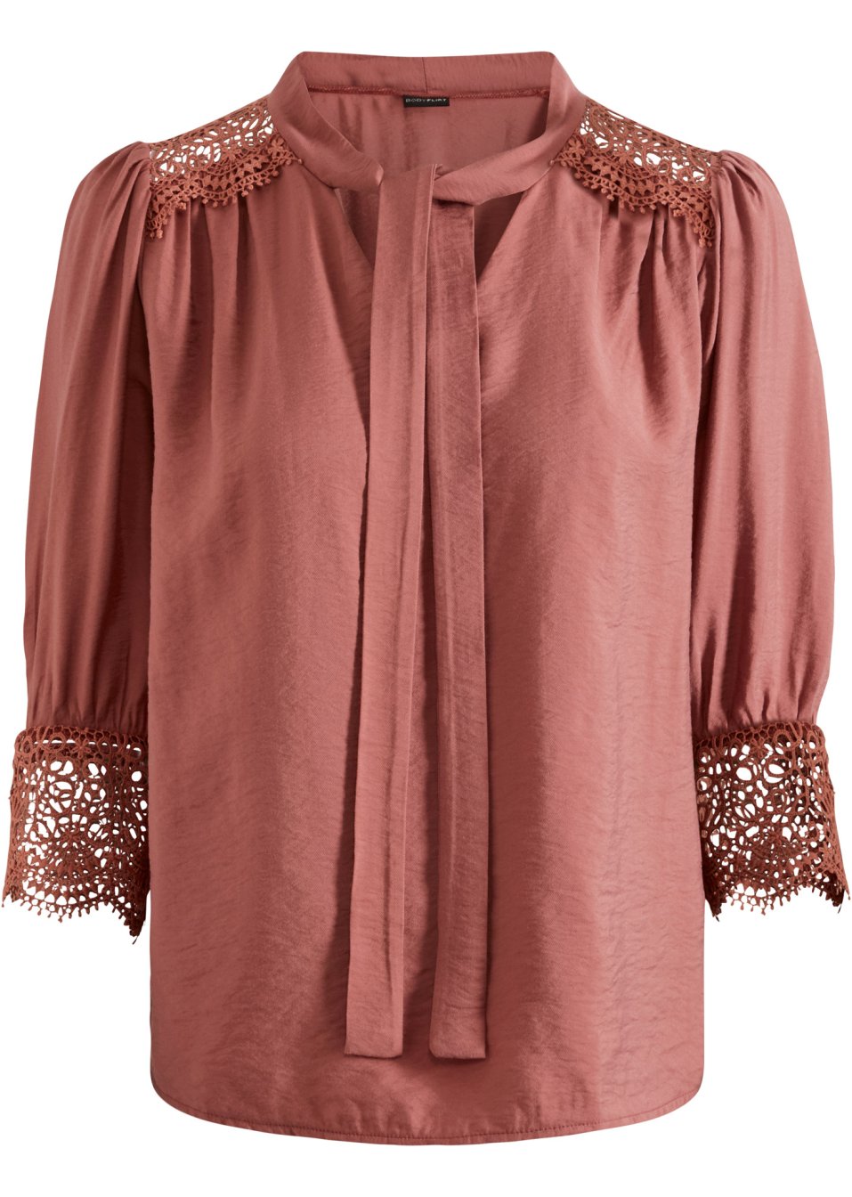 Tunique-blouse avec dentelle