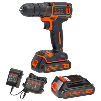 BLACK DECKER accuboormachine BDCDC18B-QW   extra accu