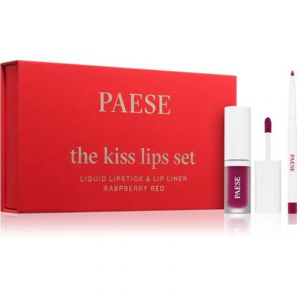 Paese The Kiss Lips Set Raspberry Red Coffret 05 Raspberry Red Tom