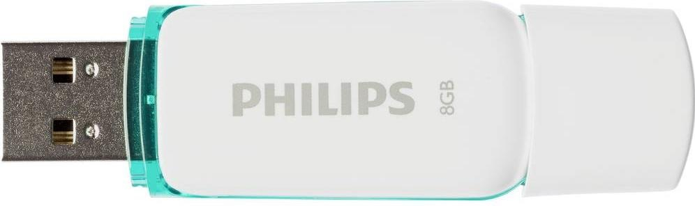 (8GB) Snow Edition USB 2.0 Speicher Stick Flash Drive (FM08FD70B/00) - Weiss