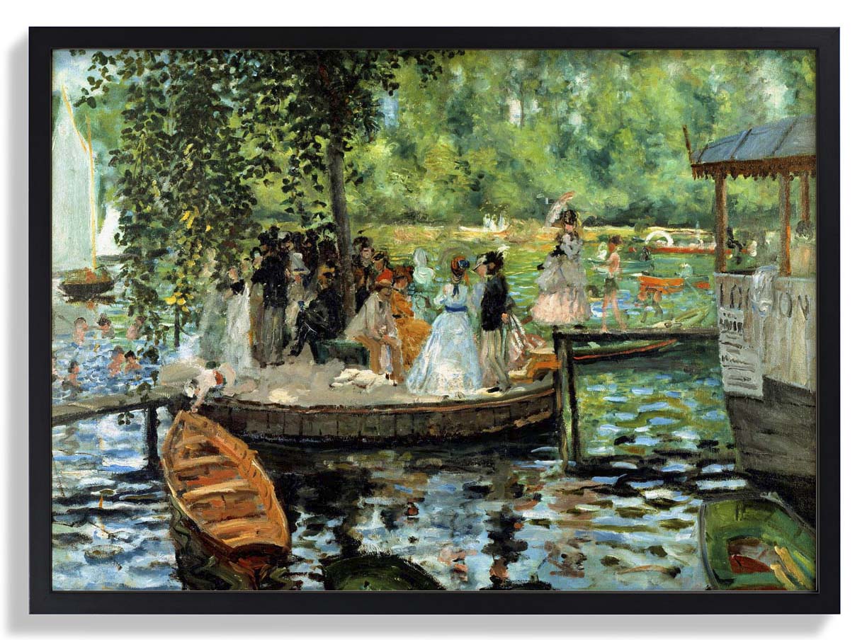 La Grenouillère Gemälde von Pierre A. Renoir
