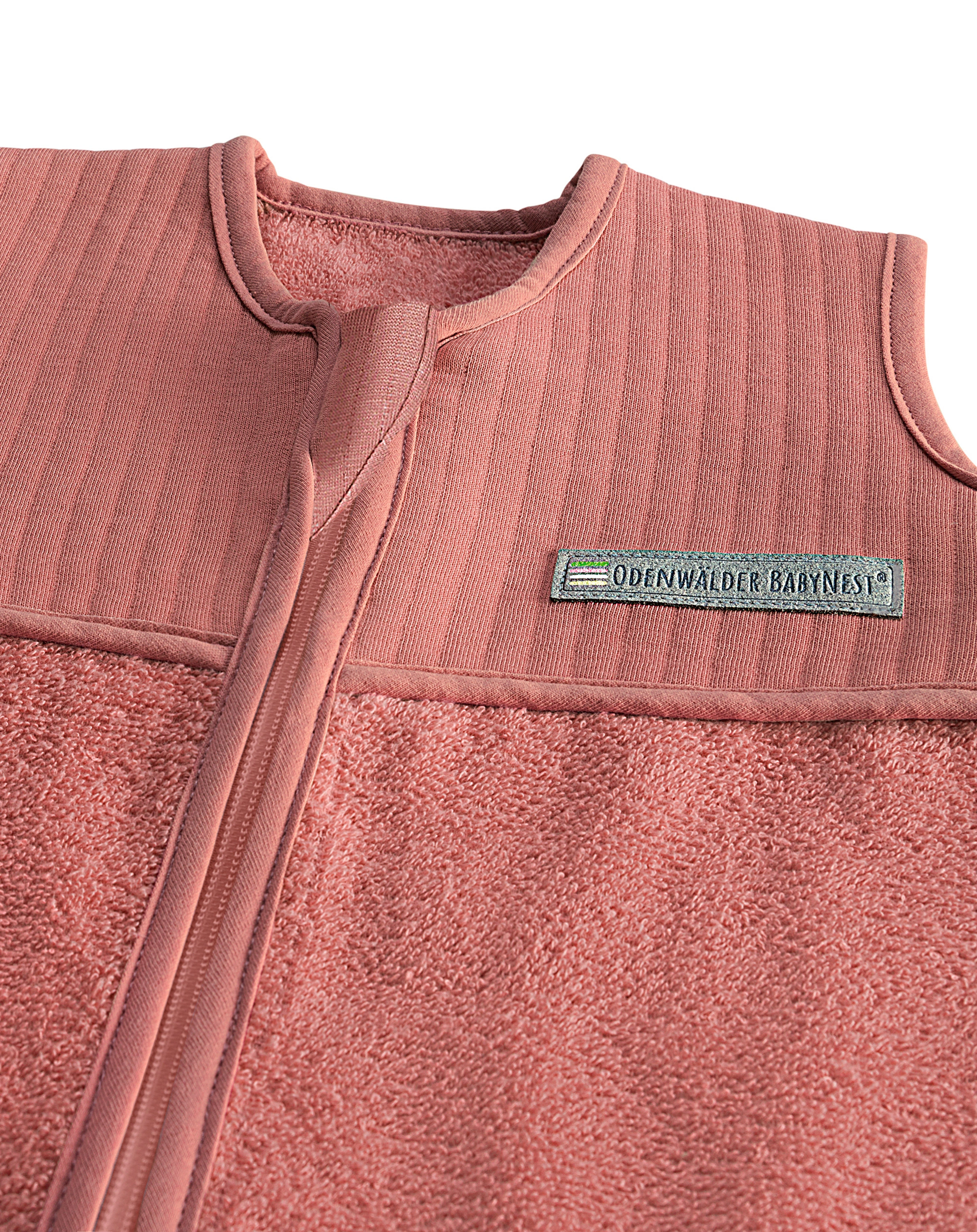 Frottée-Schlafsack BabyNest® UNIQUE in cranberry