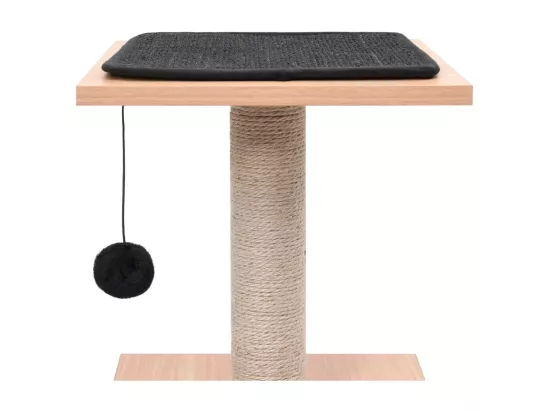 Arbre à chat avec tapis à gratter en sisal 62 cm