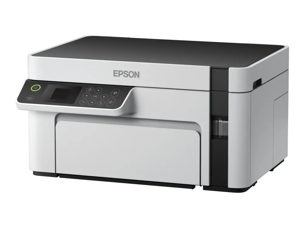 Epson EcoTank ET-M2120 - Multifunktionsprinter - S/H - blækprinter - A4/Legal (medie) - op til 15 spm (udskriver) - 150 ark - USB, Wi-Fi - hvid