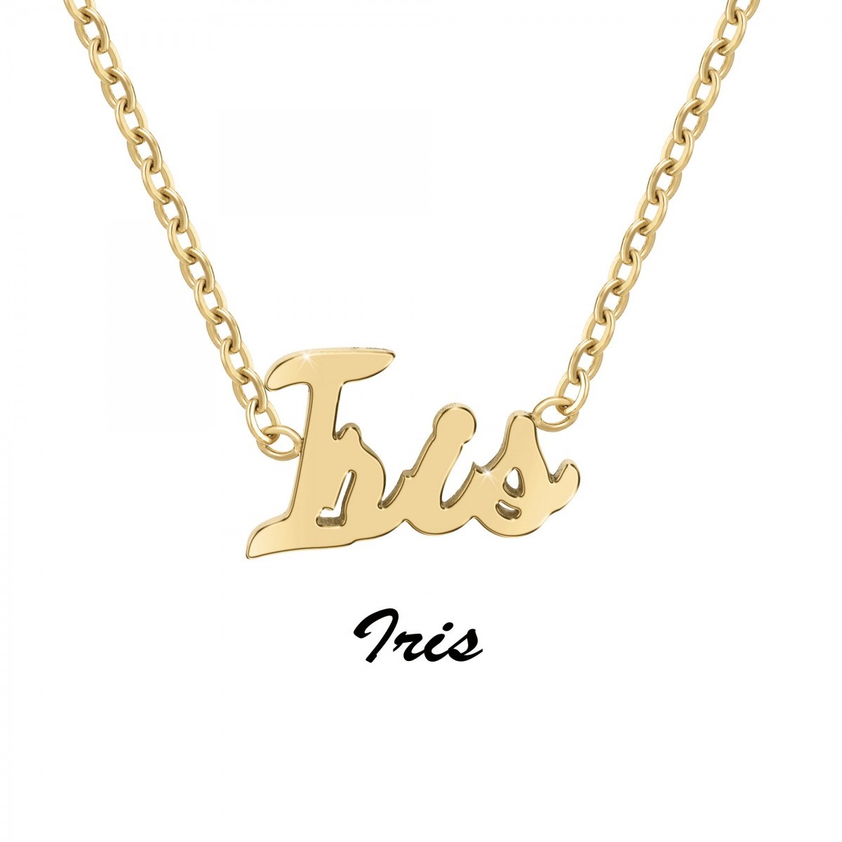 Iris - Collier prénom