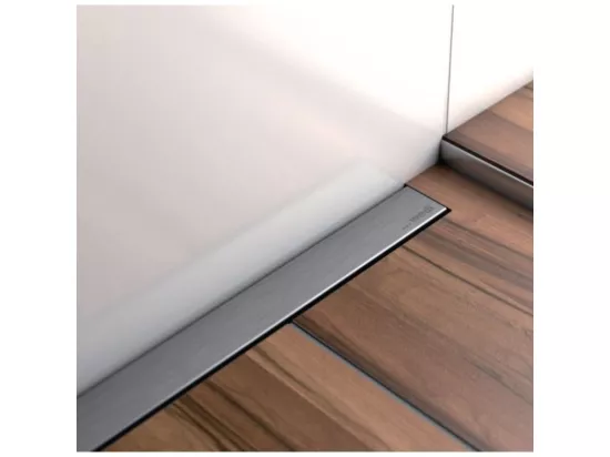 WEDI Barrette de finition à carreler pour évacuation linéaire 70 cm inox brossé Fundo