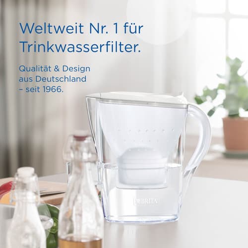 BRITA Wasserfilter-Kanne Marella weiß inkl. 1 MAXTRA PRO All-in-1