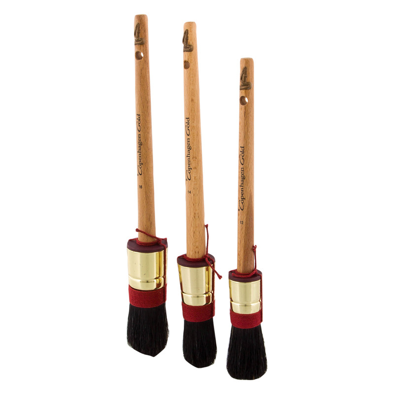 Copenhagen Gold kwastenset alkyd 3-delig 3-delig