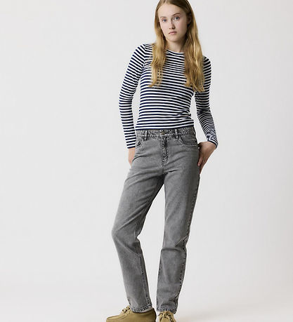 LMTD Jeans - Noos - NlfKizza Dnm Mom Pant - Light Grey Denim
