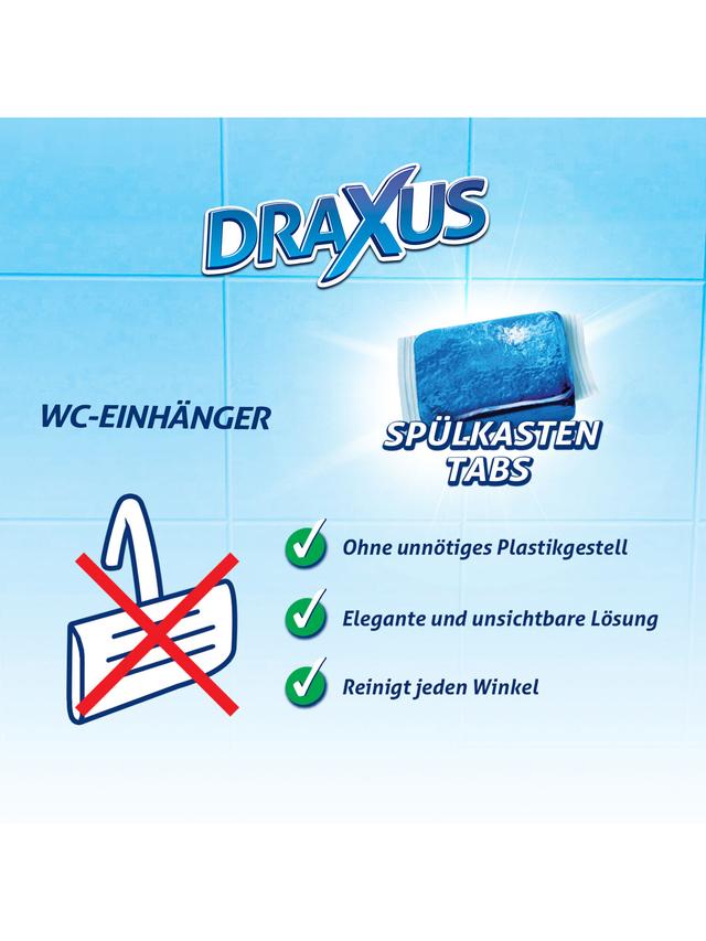 Draxus Spülkasten Tabs – 30 Stück