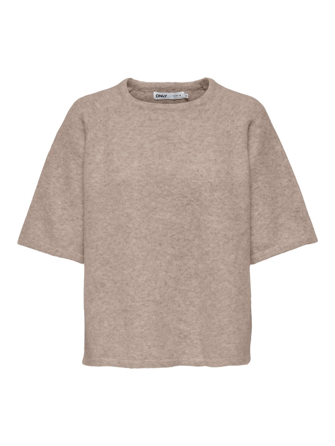 ONLELLA Strickpullover Simply Taupe