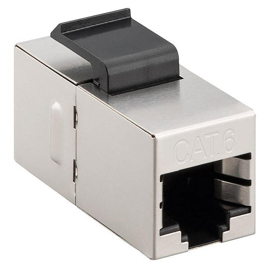 Goobay embase RJ45 Keystone catégorie 6a blindage STP