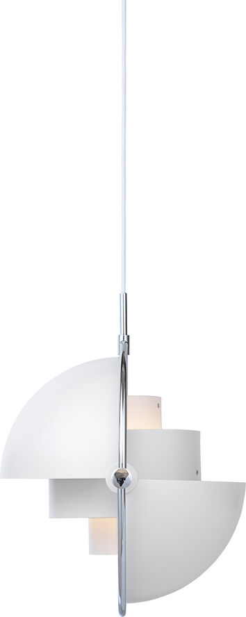 Gubi Multi-Lite Pendant Krom/hvid