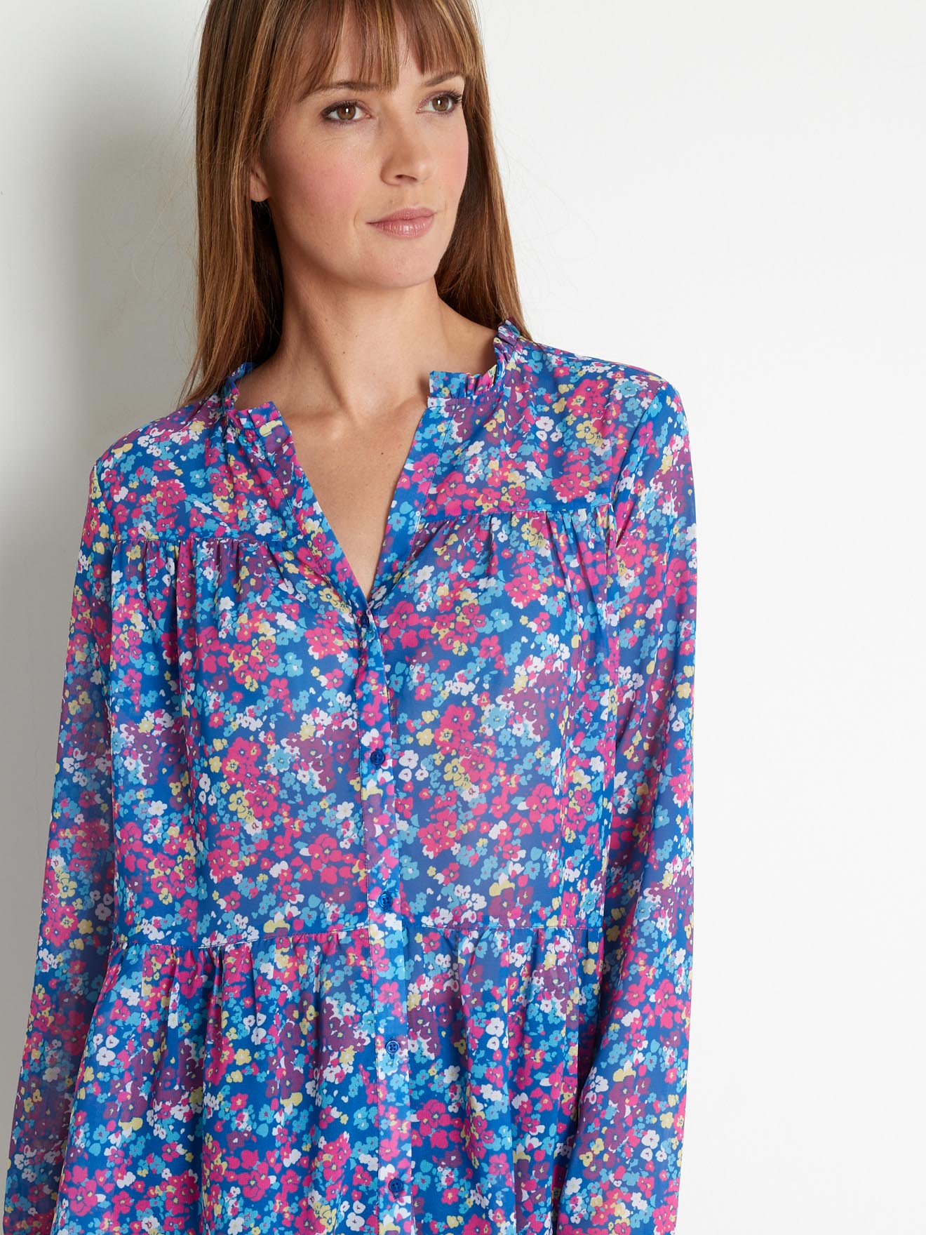Blouse ample en voile