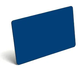 Evolis Rewritable blank cards (blue printing) - 30 mil - blå - CR-80 Card (85.6 x 54 mm) 100 kort PVC genskrivninge kort - for Evolis Primacy 2, Tattoo Rewrite