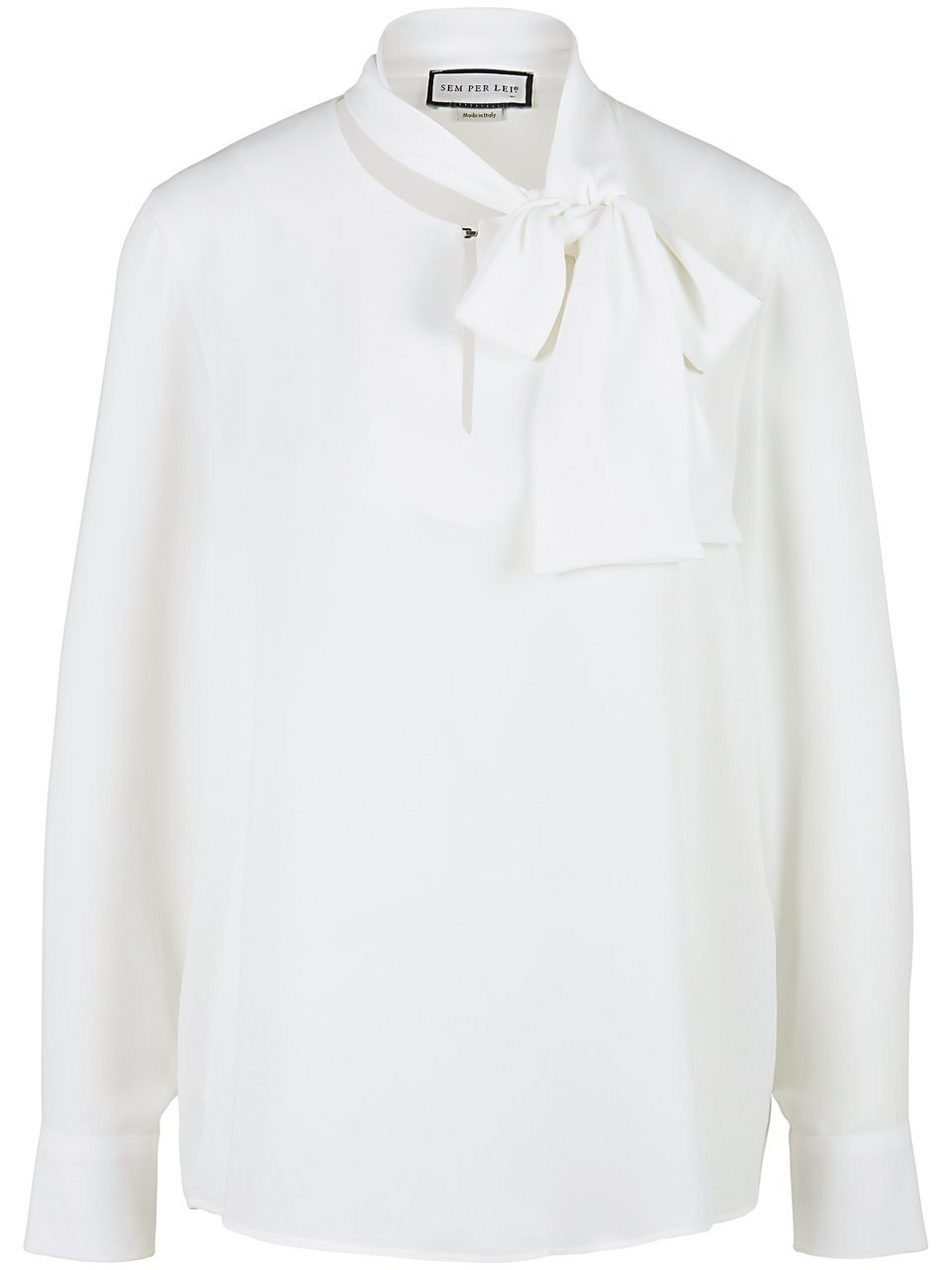 Bluse mit Rundhals-Ausschnitt