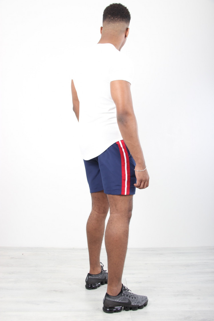 Short de bain bleu