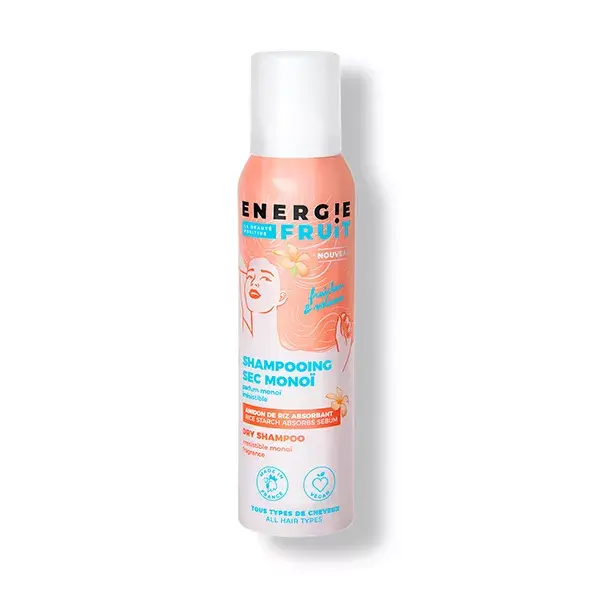 Shampoo Seco Energy Fruit para Cabelos, Frescor e Volume Monoi 150ml