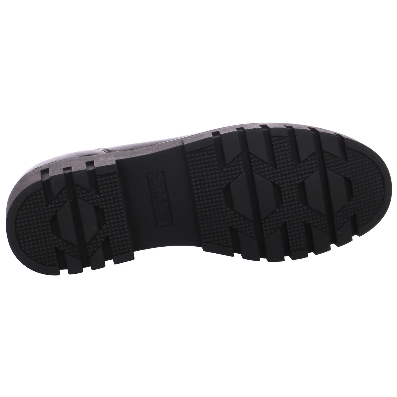WALDLÄUFER Comfort-Slipper Schwarz Leder  mit Wechselfussbett