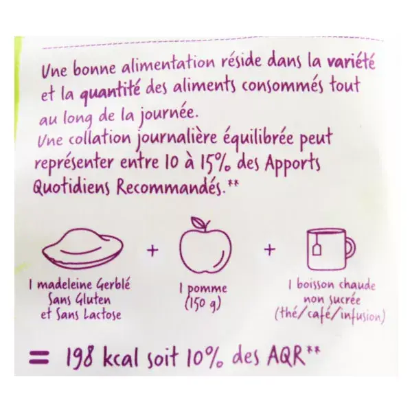 Gerblé Sans Gluten Madeleines 210g