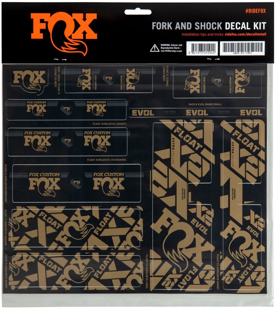 Fox Racing Shox Custom Fork und Shox Kit Aufkleberset kaufen | Bike-Discount