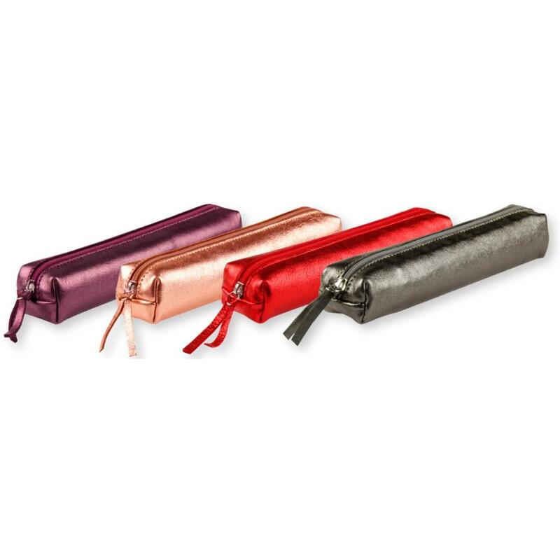 CUIRISÉ Trousse SLIM 4x2,5x19,5 cm - Assortis