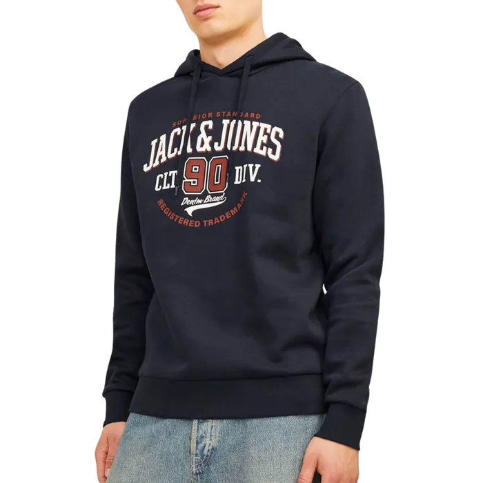 Jack & Jones Logo Hoodie Heren