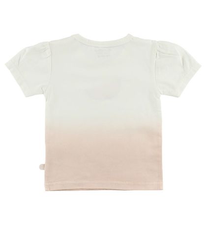 Minymo T-Shirt - Elfenbein/Rosa m. Melone