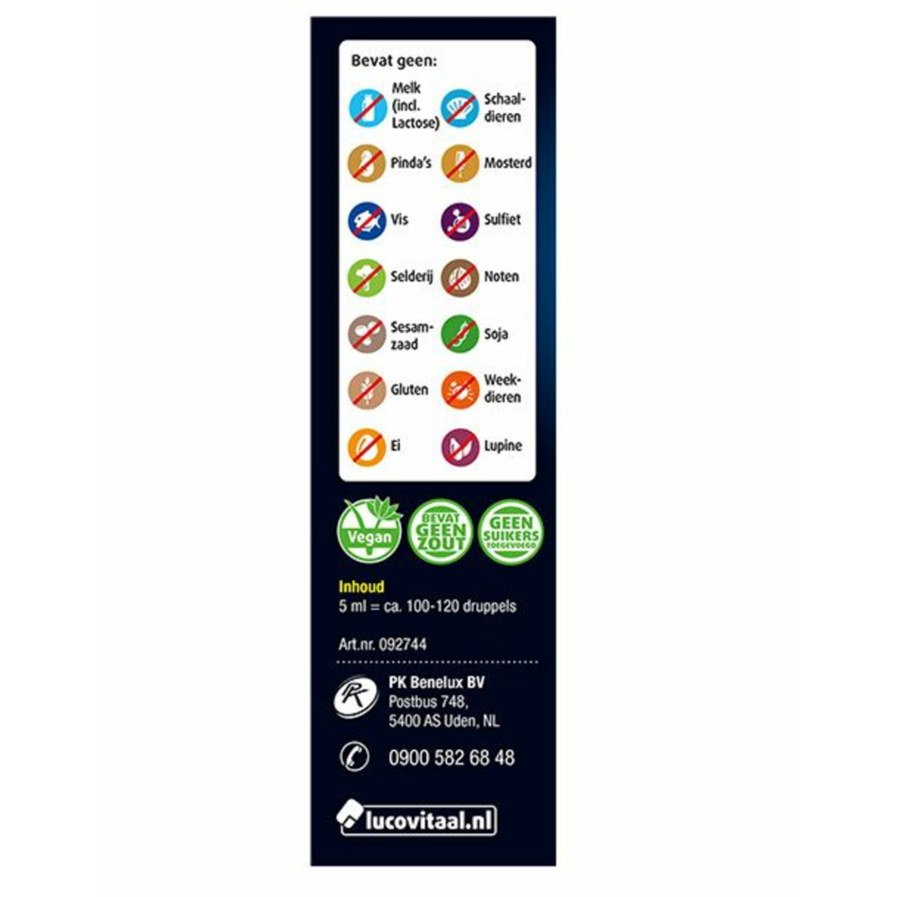 Lucovitaal CBD Cannabidiol Olie 20%5 ml