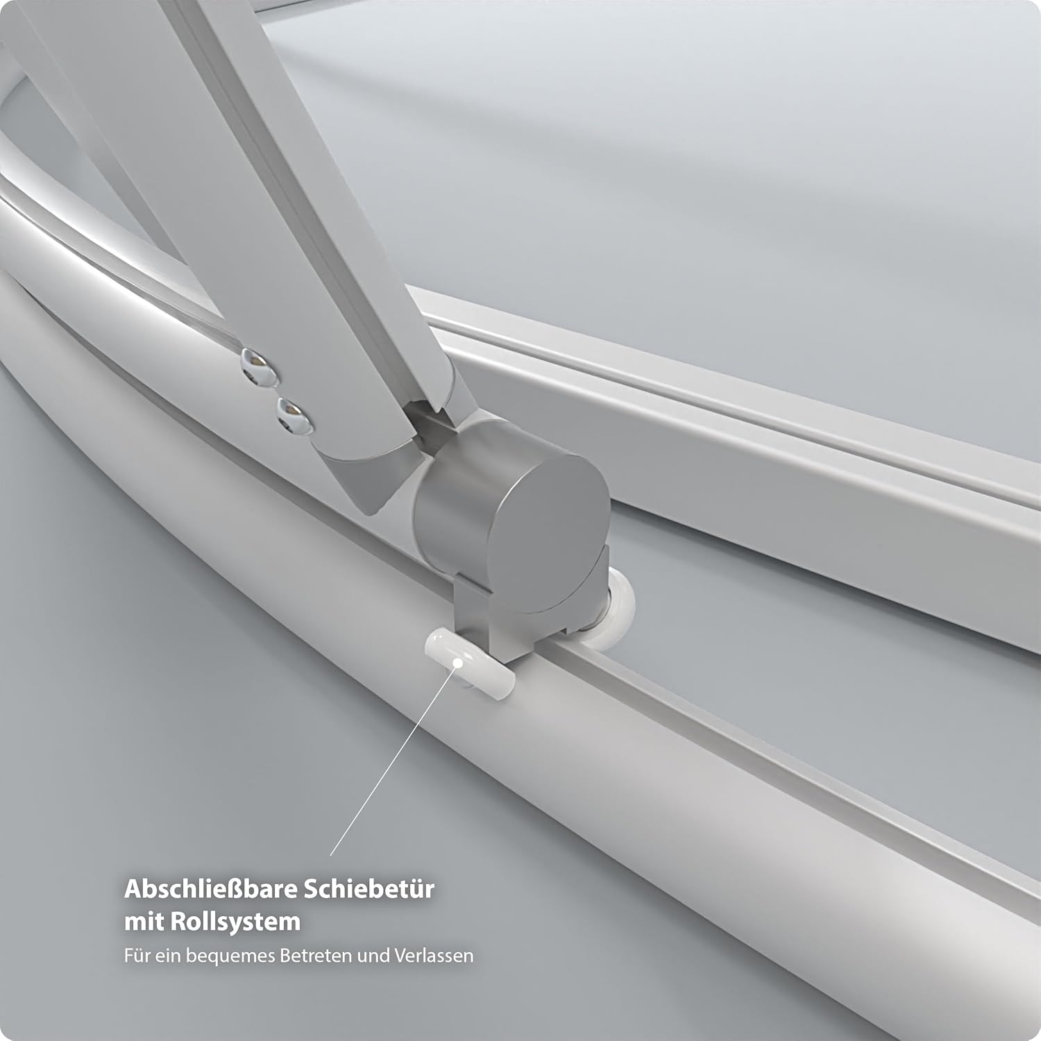 astreea® Igloo Max Model M aus hochwertigen Aluminium 6063 und UV Polycarbonat, sorgt für effizienten Schutz vor Sonne, Regen, Wind & Schnee - Outdoor Wintergarten, Pavillon für Privat und Events