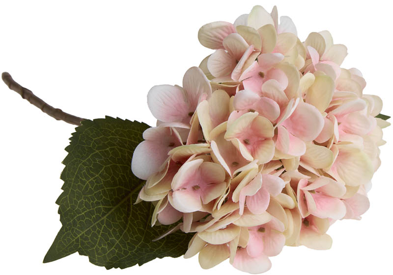Hortensia stilkblomst 47 cm lys rosa