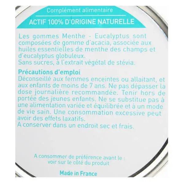 Gomas calmantes respiratórias Puressentiel 45g