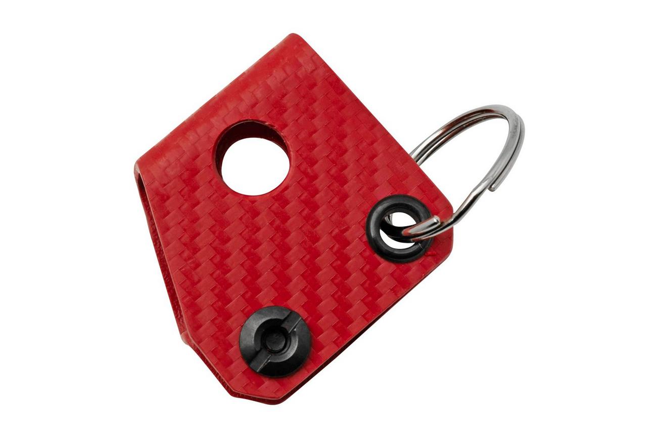 Clip And Carry Kydex Keychain Sheath Gerber Dime, Leatherman Squirt, Carbon Fiber Red GDIME-CF-RED sleutelhangerholster