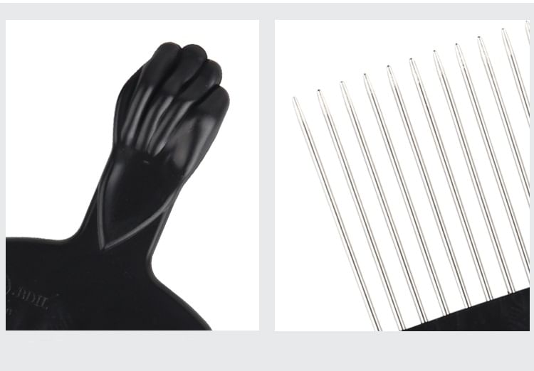SIMBLER - Barber Metal Styling Haarkam / Krulhaarspons / Set (Diverse ontwerpen)
