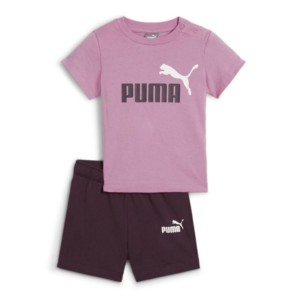 Puma Ensemble Rose/Noir Fille Puma Minicats