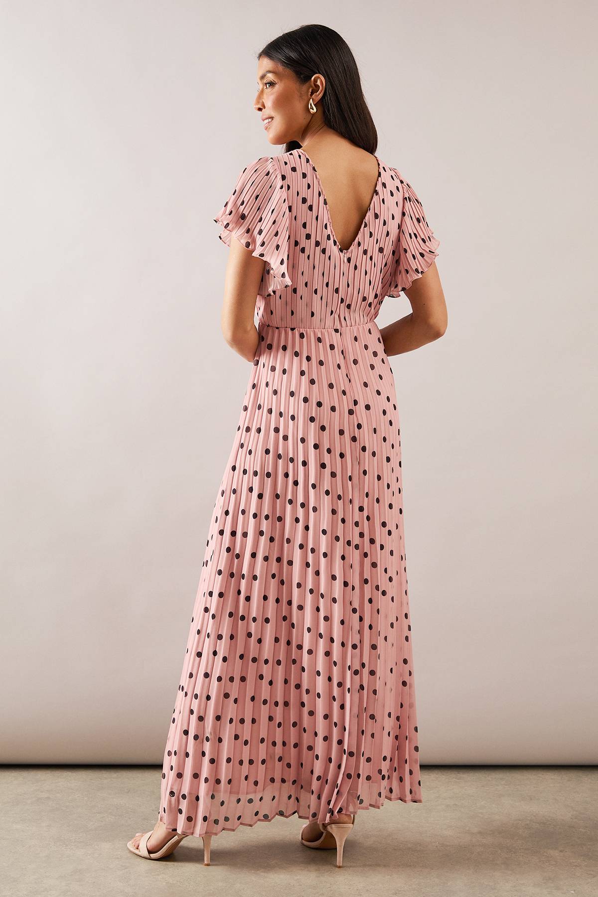Wallis Robe Midi à Imprimé Floral avec Volants