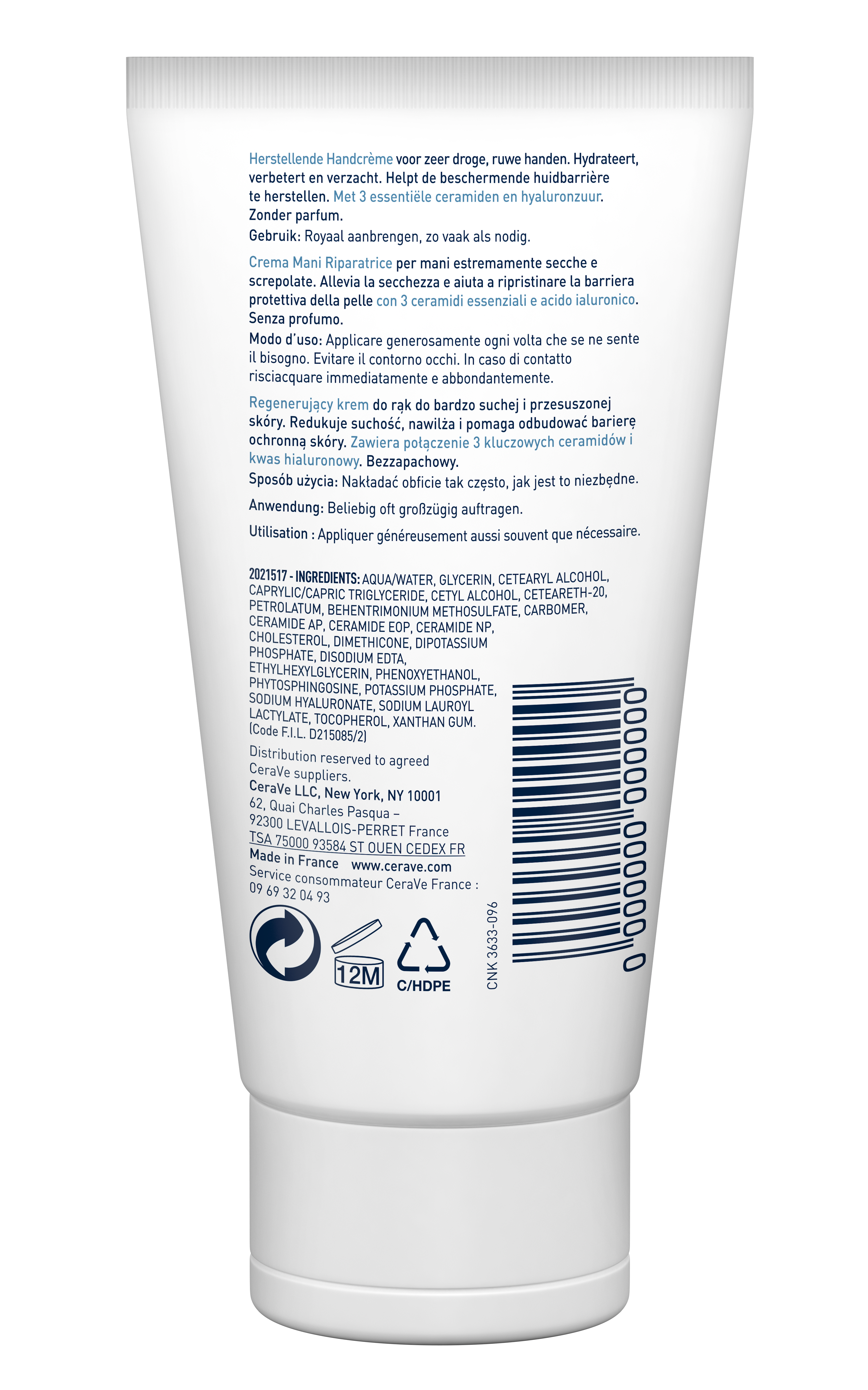 CERAVE Regenerierende Handcreme Creme Tb 50 ml