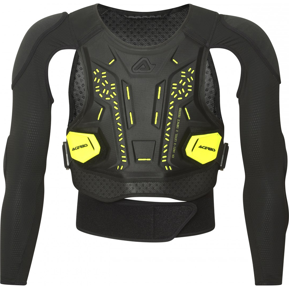 Acerbis - Gilet anatomique de protection Plasma Noir / Jaune
