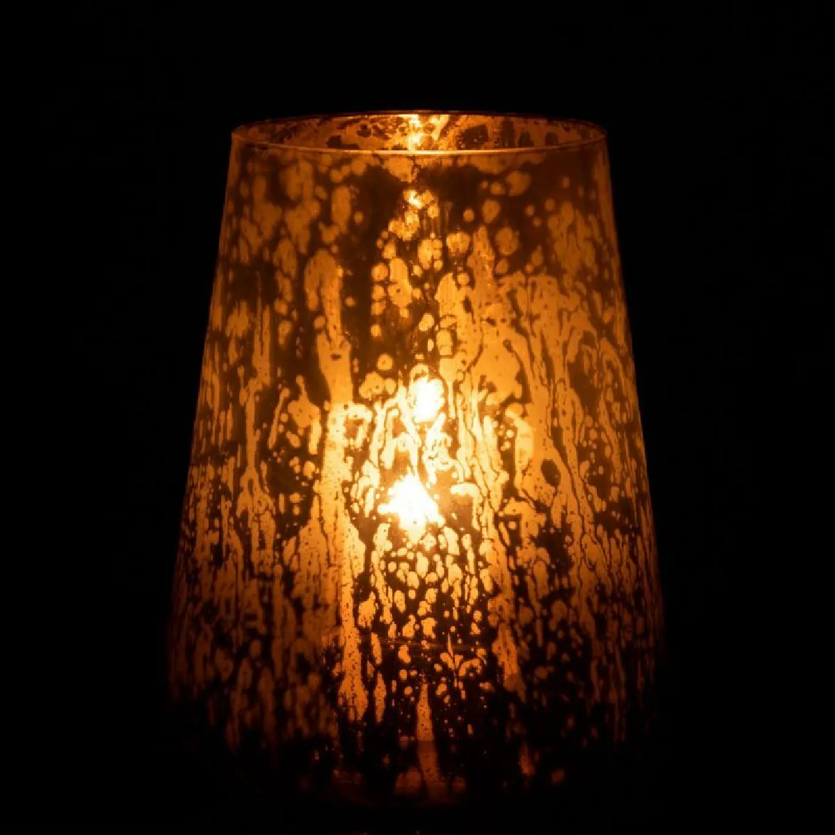 Paris Prix Photophore Design en Verre Milky - Gris