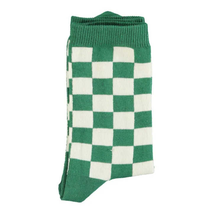 Piupiuchick Chaussettes Carreau | Vert