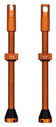 Valves Tubeless Peaty's x Chris King MK2 80mm Orange